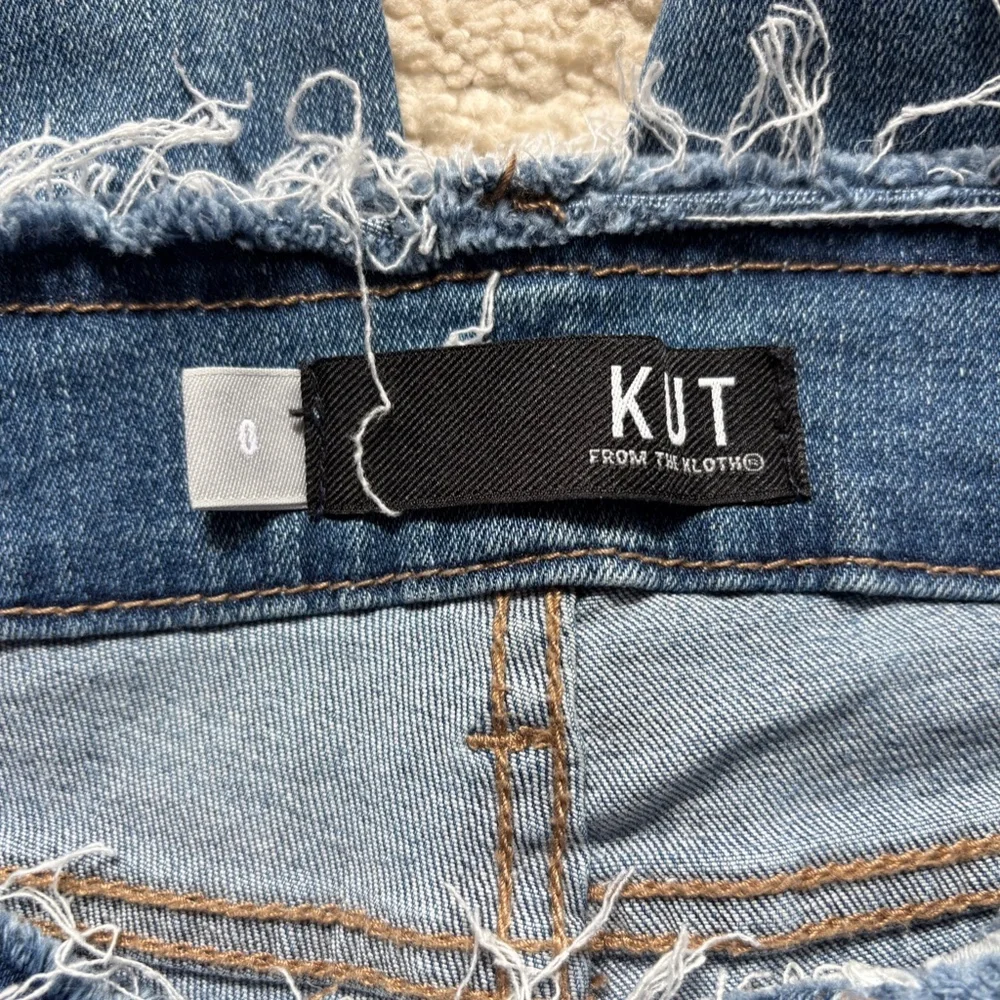 KUT FROM THE KLOTH Connie High Rise Ankle Skinny Blue Denim Jeans Women's Size 0